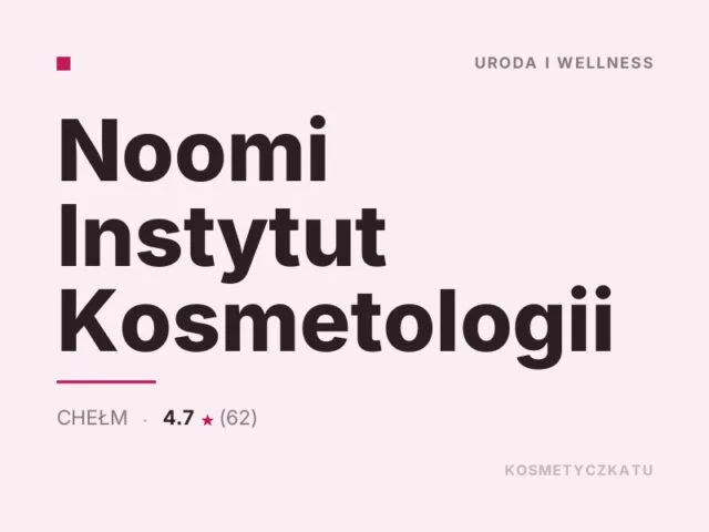 Noomi Instytut Kosmetologii