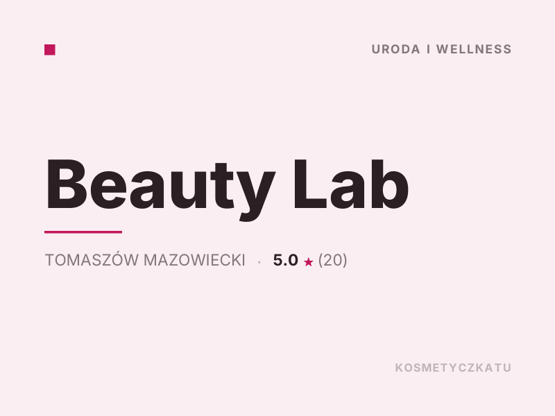 Beauty Lab kosmetyka i pielęgnacja dla mężczyzn Tomaszów Mazowiecki