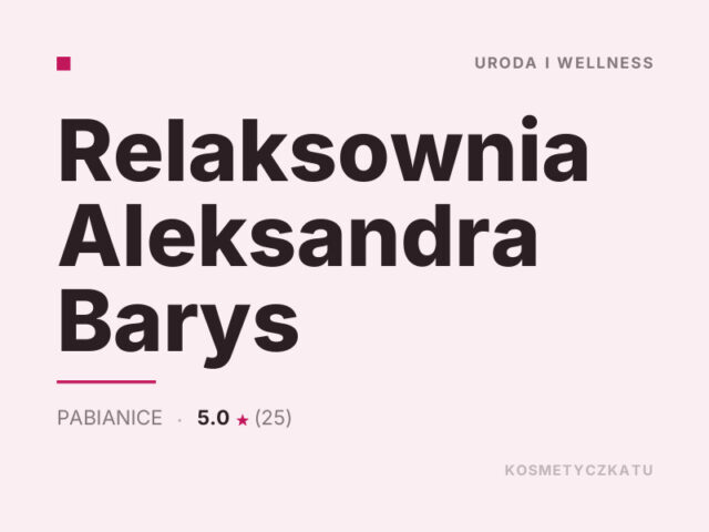 Relaksownia Aleksandra Barys