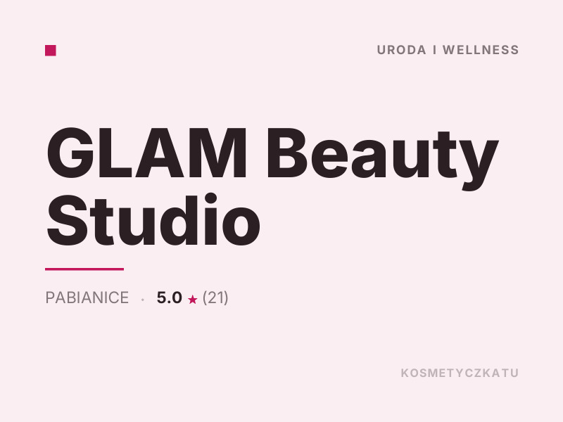 GLAM Beauty Studio makijaż Pabianice