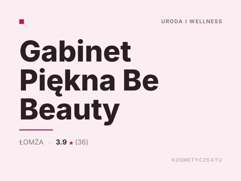 Gabinet Piękna Be Beauty makijaż Łomża