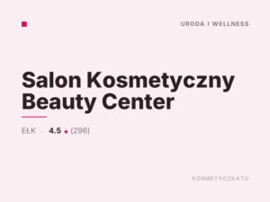 Salon Kosmetyczny Beauty Center
