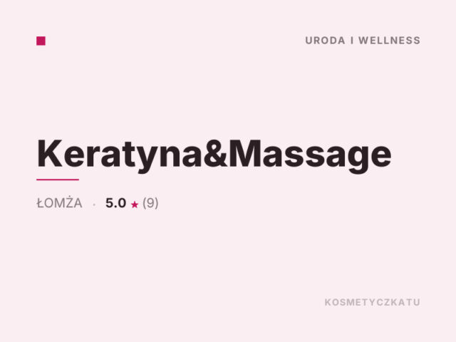 Keratyna&Massage