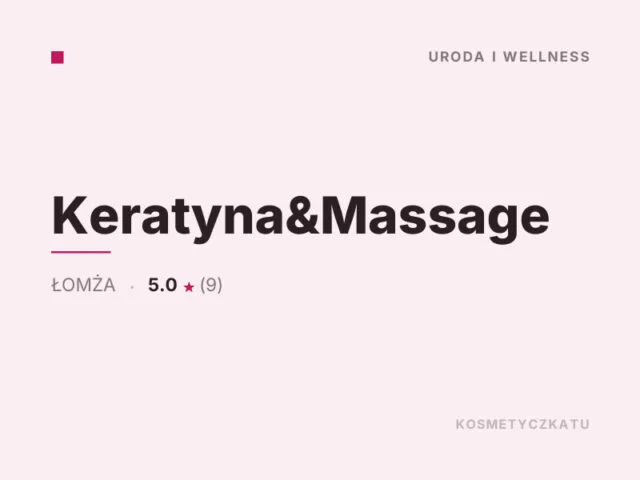 Keratyna&Massage