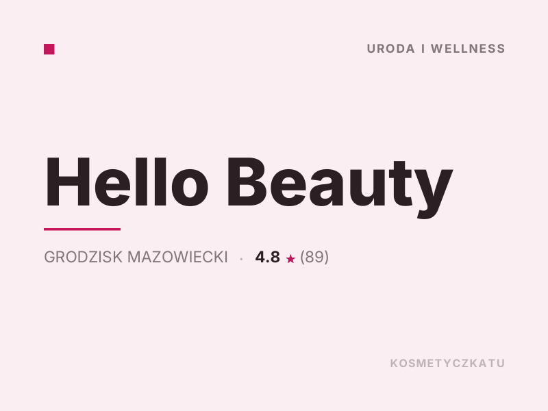 Hello Beauty makijaż Grodzisk Mazowiecki