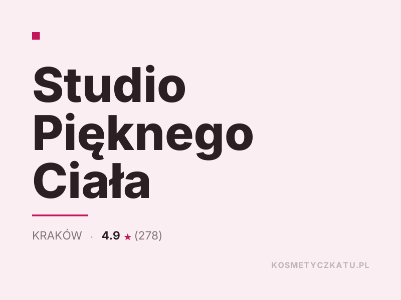 Studio Pięknego Ciała Masaż i SPA Kraków