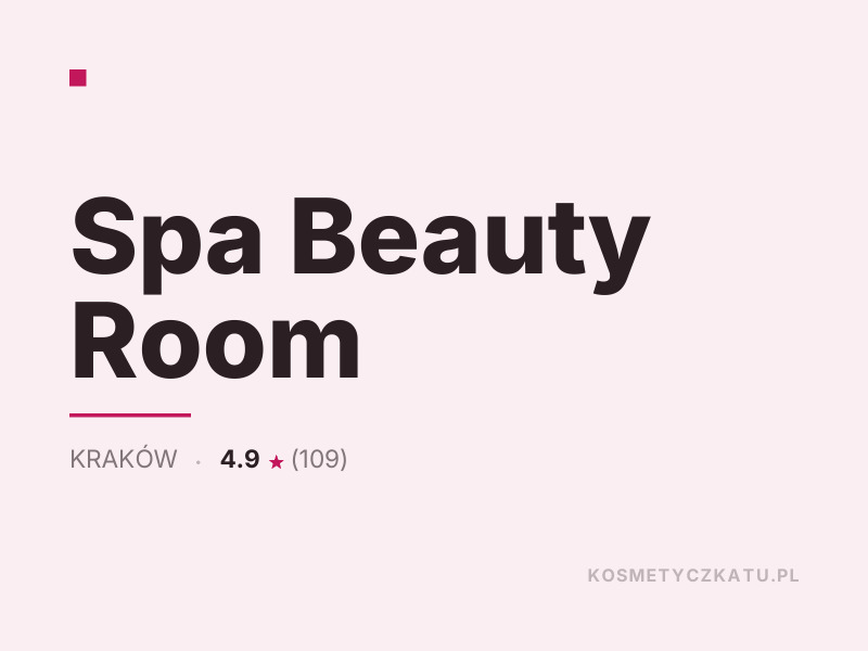 Spa Beauty Room masaż relaksacyjny Kraków