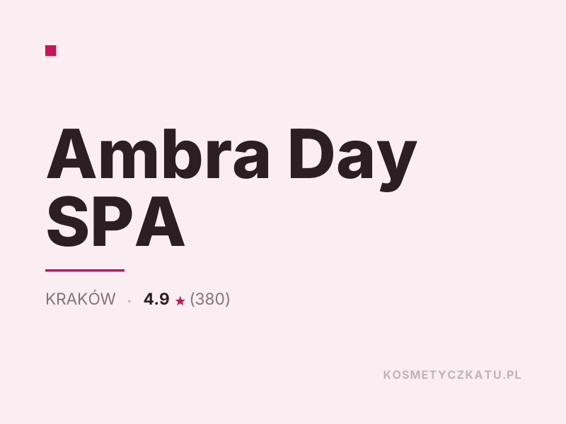 Ambra Day SPA masaż i SPA Kraków