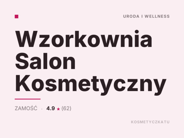 Wzorkownia Salon Kosmetyczny