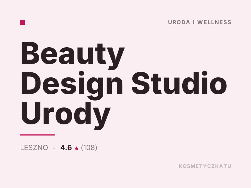 Beauty Design Studio Urody makijaż Leszno