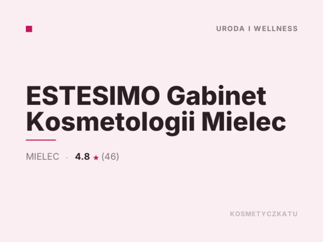ESTESIMO Gabinet Kosmetologii Mielec