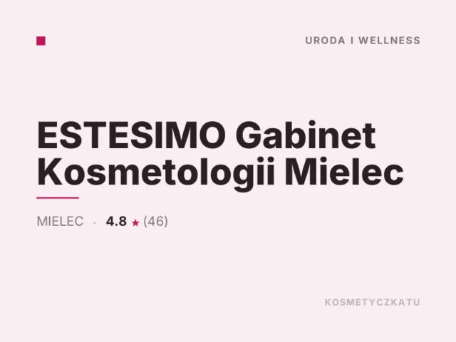 ESTESIMO Gabinet Kosmetologii Mielec