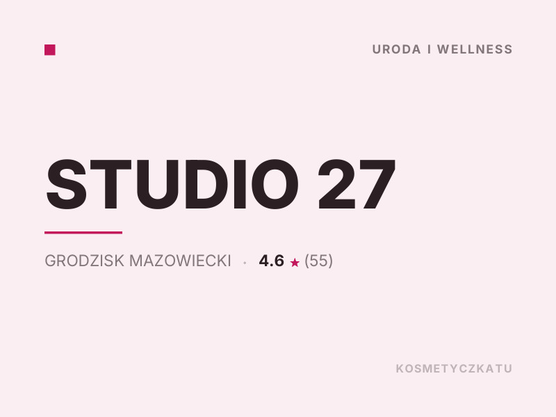STUDIO 27 masaż relaksacyjny Grodzisk Mazowiecki