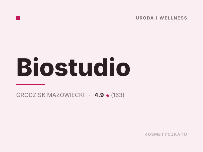 Biostudio masaż relaksacyjny Grodzisk Mazowiecki