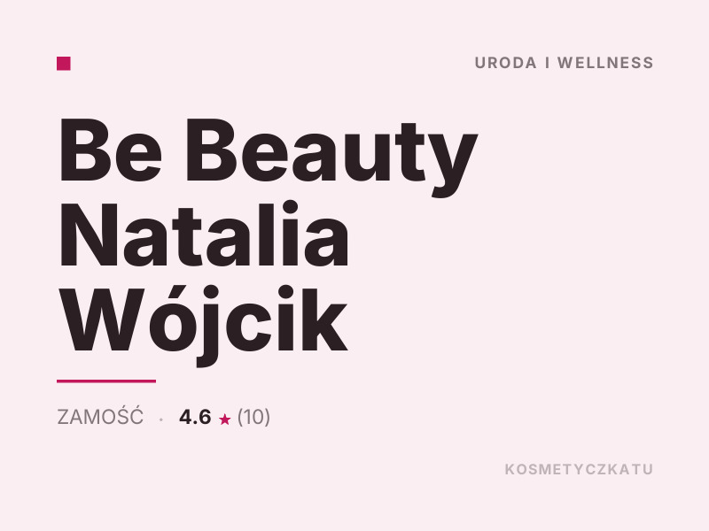 Be Beauty Natalia Wójcik makijaż Zamość