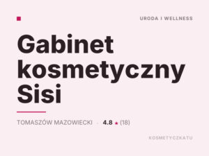 Gabinet kosmetyczny Sisi