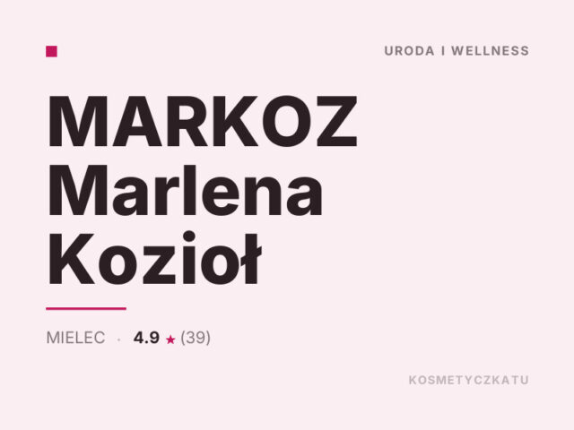 MARKOZ Marlena Kozioł