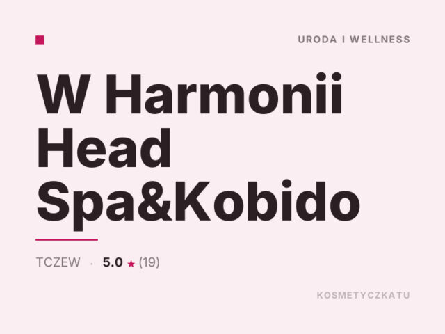 W Harmonii Head Spa&Kobido