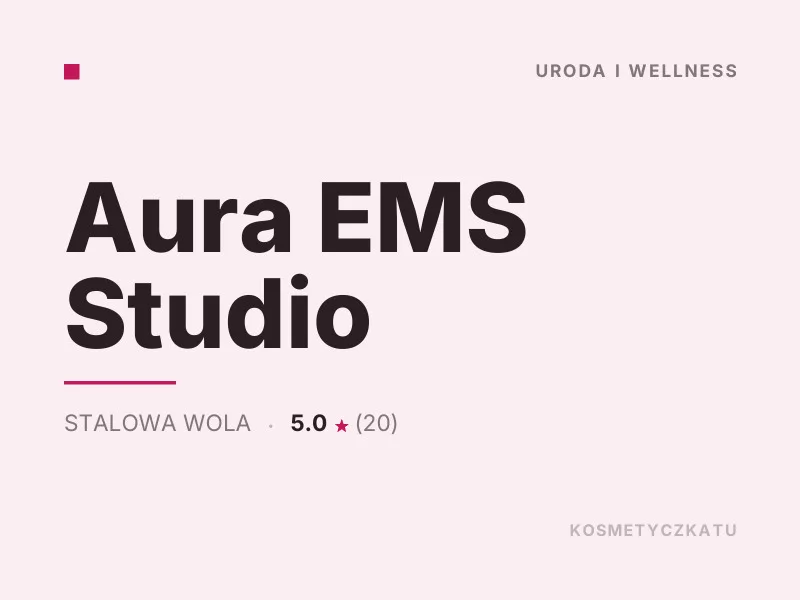 Aura EMS Studio Masaż i SPA Stalowa Wola