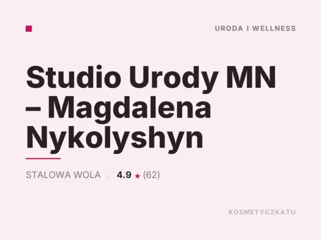 Studio Urody MN – Magdalena Nykolyshyn