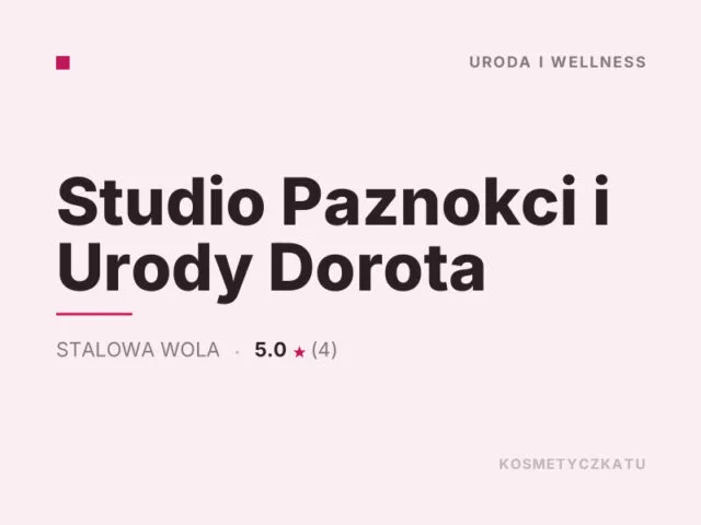 Studio Paznokci i Urody Dorota