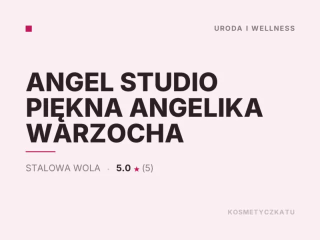ANGEL STUDIO PIĘKNA ANGELIKA WARZOCHA