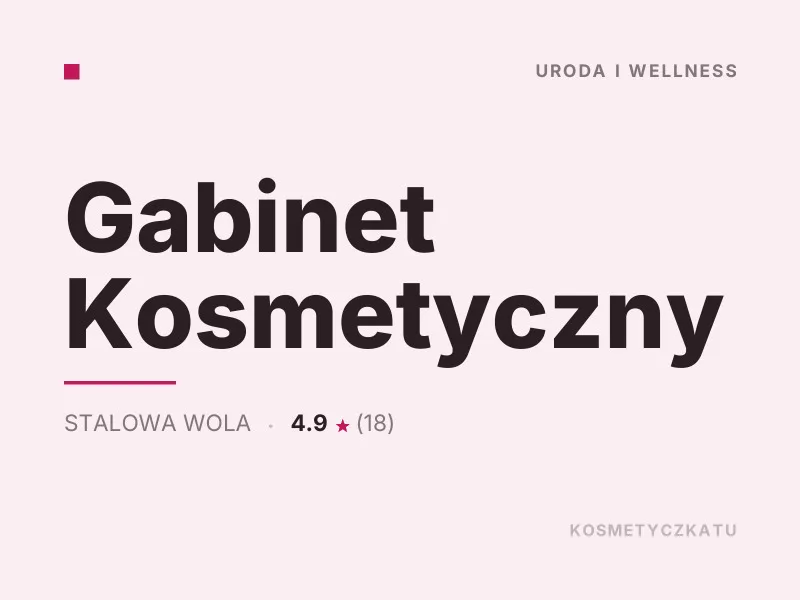 Gabinet Kosmetyczny Makijaż Stalowa Wola