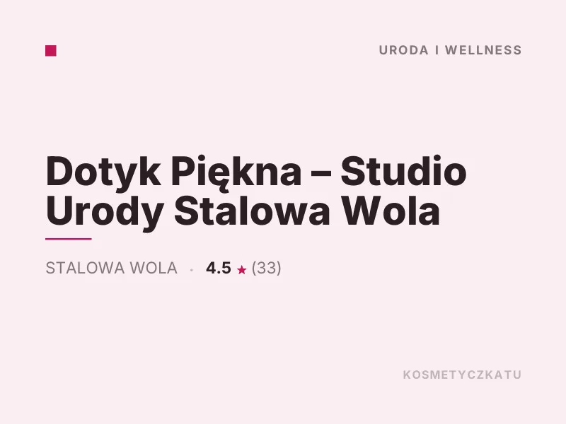 Dotyk Piękna Studio Urody Stalowa Wola Makijaż