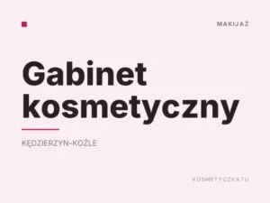 Gabinet kosmetyczny